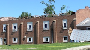 Elmwood Community Center after Tornado
